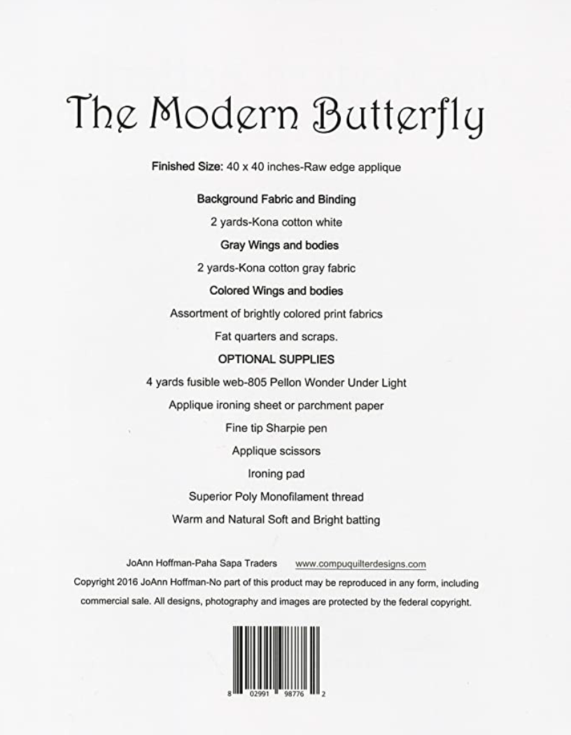 The Modern Butterfly - by JoAnn Hoffman