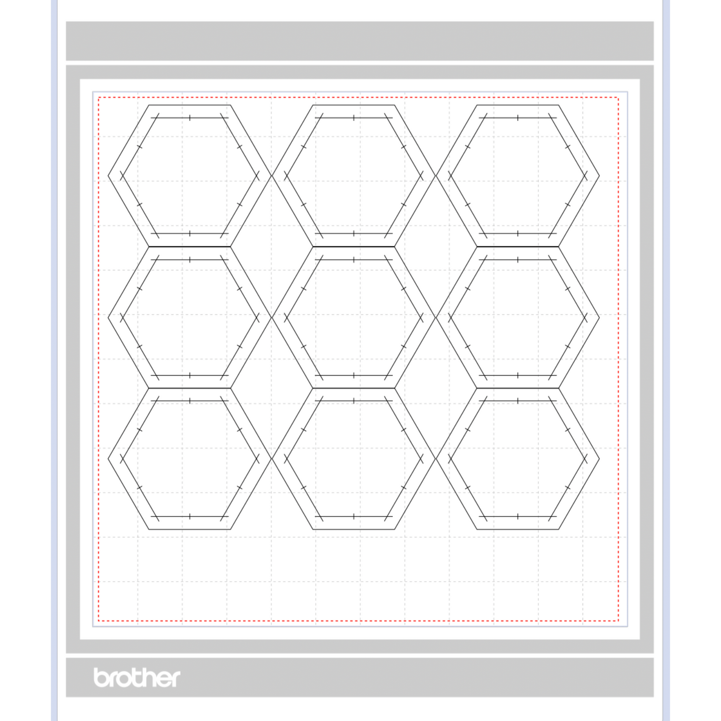 1.5 inch Hexagon Digital Template