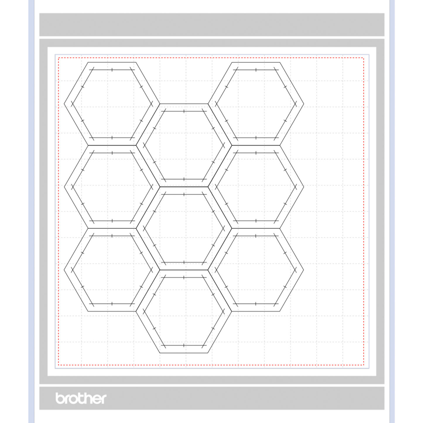 1.5 inch Hexagon Digital Template