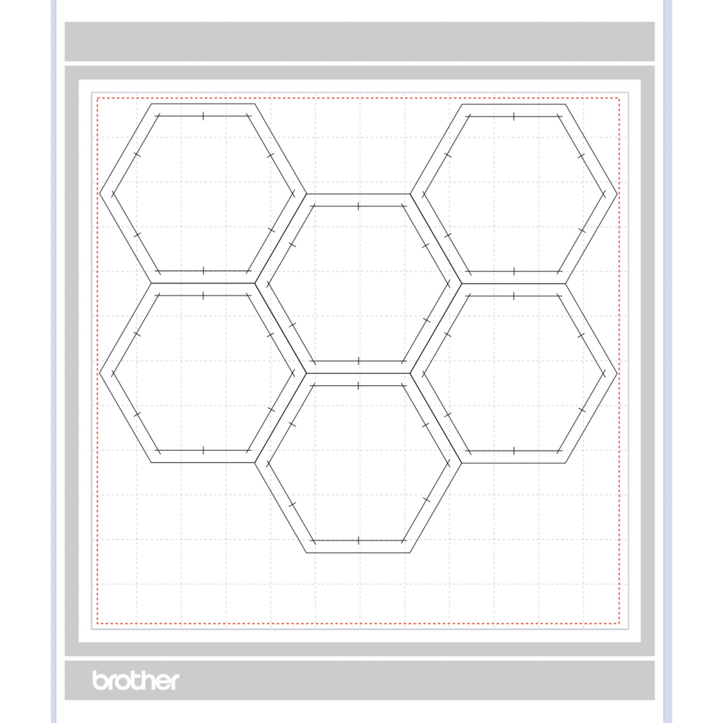 2 inch Hexagon Digital Template