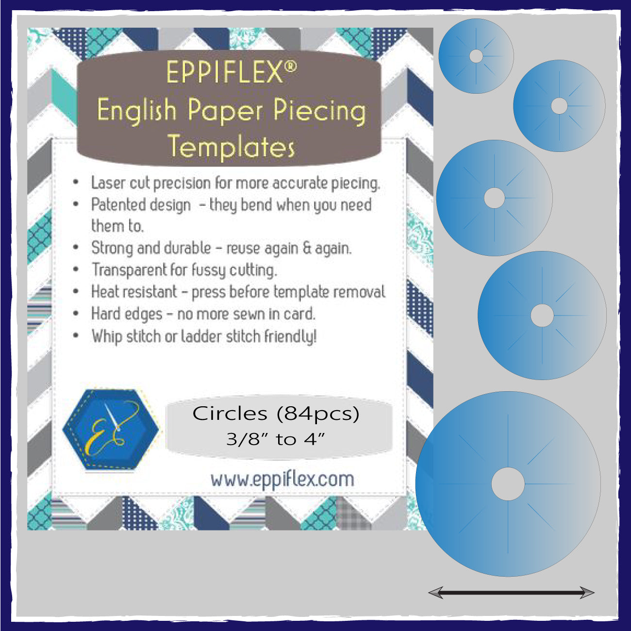 Eppiflex Circle Templates (multi sized pack)