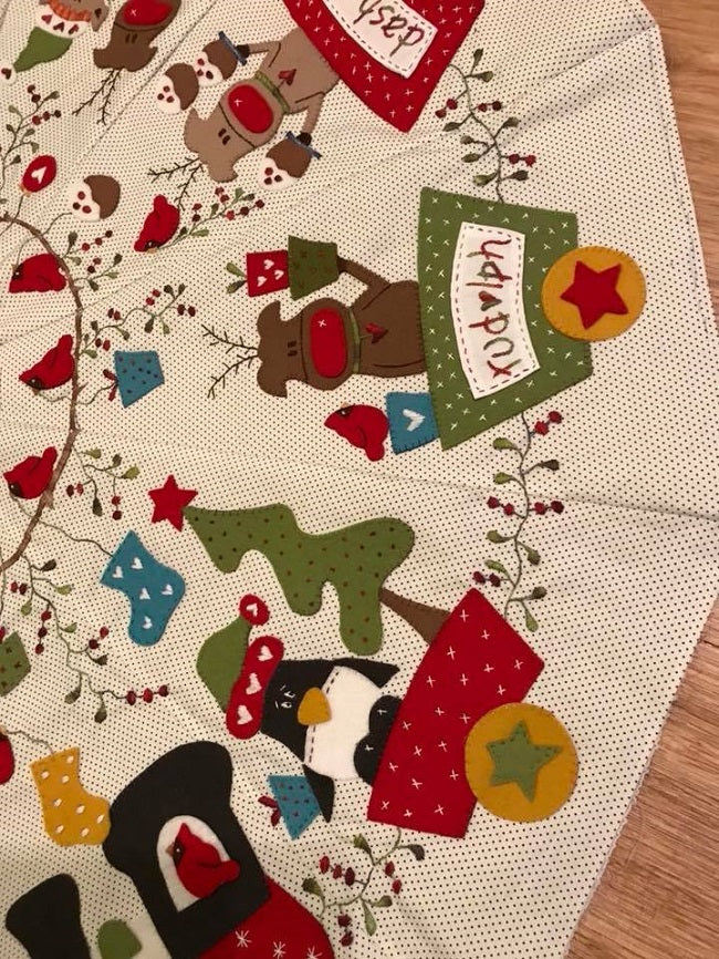 Santa's Tree Skirt Pattern