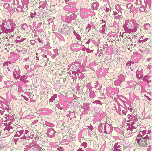 Liberty Quilting Cotton - The Flower Show Collection - Hyde Floral Pink